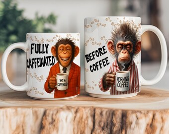 Funny Coffee Lover Mug Print, Sarcastic Coffee Mug Wrap, Coffee Addict PNG, 2 Side Mug Sublimation Design, Funny Coffee Mug Sublimation Png