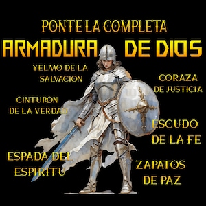 Armadura De Dios PNG Sublimation Design, Mujer De Dios Design, Woman Of God Png, Verset De La Bible Ephésiens, Ephésiens 6, Chemise Chrétienne Espagnole