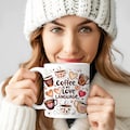 Coffee Is My 11oz & 15oz Mug Wrap, Cute Mug Wrap Sublimation Design PNG, Coffee Cup Template, Coffee Lover Mug Press Design Digital Download product logo