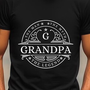 Grandpa the Man the Myth the Legend PNG SVG Sublimation Design, Grandpa Svg, Grandpa Png, Fathers Day Svg Cut Files, Grandpa Birthday Gift