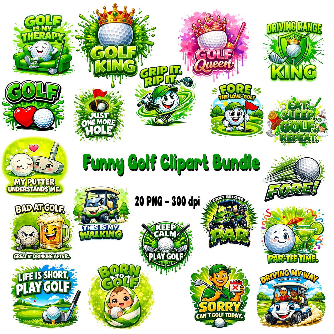 Funny Golf Clipart PNG Bundle Golfer Png Designs Golf Humor PNG funny-golf-clipart-png-bundle-golfer-png-designs-golf-humor-png