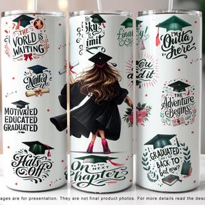 2025 Graduation Tumbler Wrap: Senior Gift (PNG File Digital Download)