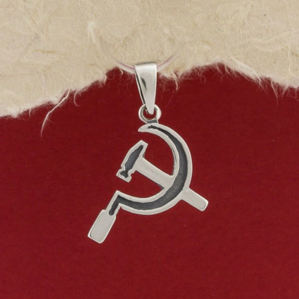 Hammer and Sickle Necklace Etsy