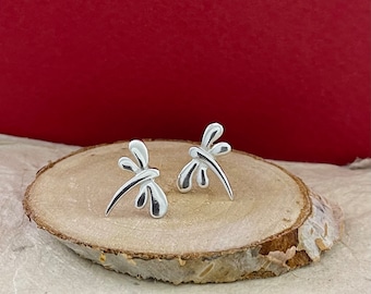 Dragonfly Studs Silver Earrings, Little Dragonfly Earrings Sterling 925 Silver, Dragonfly Insect Earrings, Animal Earring, Animal Jewelry