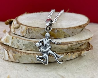 Wrestling Silver Pendant, Wrestlers Grip Necklace, Sterling 925 Silver Wrestling Charm, Wrestler Gifts, Martial Arts Jewelry