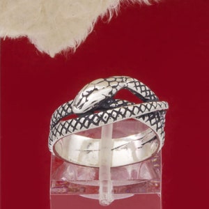 Snake Silver Ring, Snake Ring 925 Sterling Silver, Ouroboros Ring, Serpent Ring, Band Ring Snake, Snake Jewelry, Serpent Jewelry