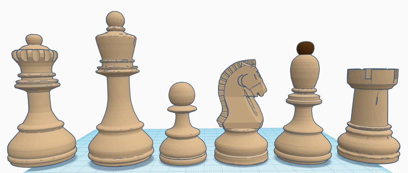 Chess Piece Set Graphic by DigitalPrintableMe · Creative Fabrica