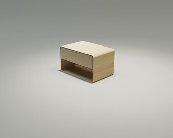 Wooden nightstand Kris 1 Alto (solid wood)