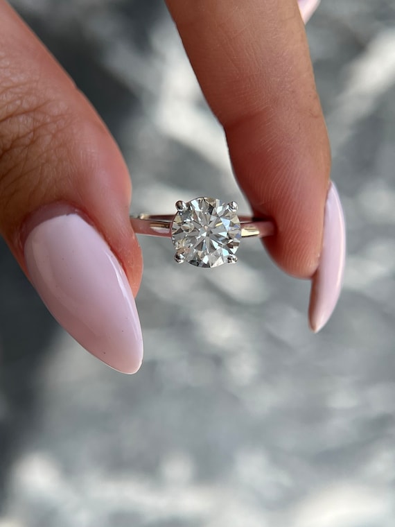 Round IDEAL Cut Carat IGI Certified Lab Grown Diamond D Color