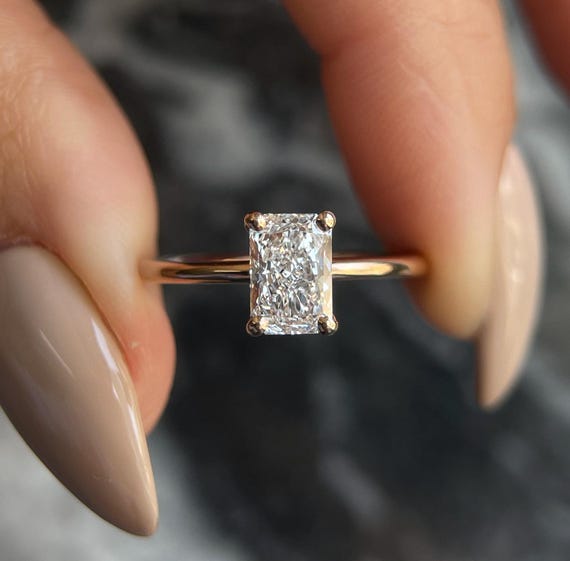 Rare INTERNALLY FLAWLESS Clarity D Color Radiant Cut Carat IGI