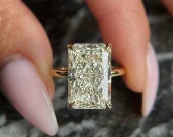 5カラットダイヤモンドエンゲージリング、IGI認定Eカラー、VVS2