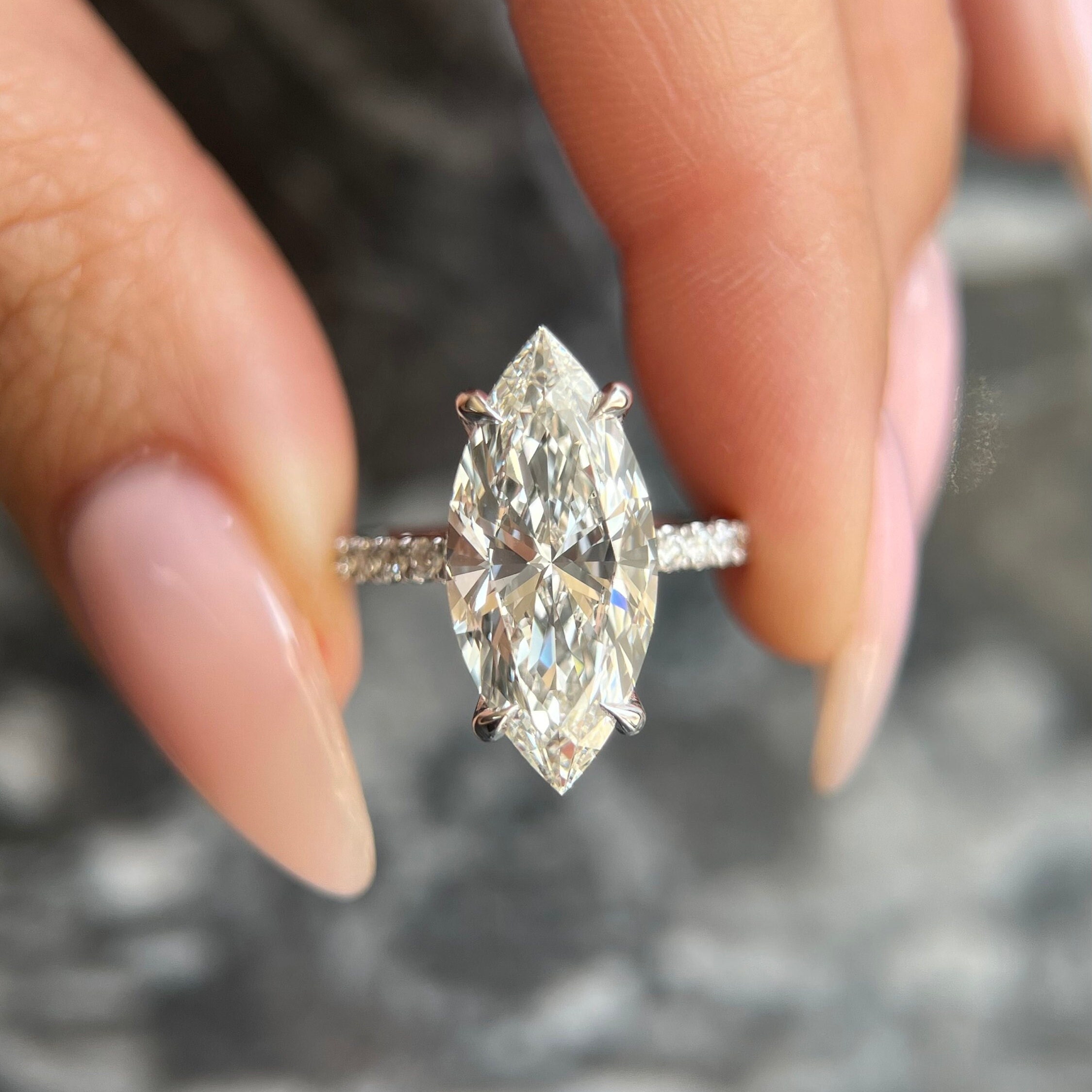 Acquista Anelli Di Proposta Di Fidanzamento Color Oro Rosa - Foto 6