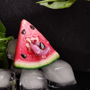 Brooch carnivorous berry toothy watermelon