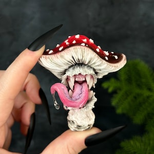 Брошь плотоядный мухомор мухомор грибной