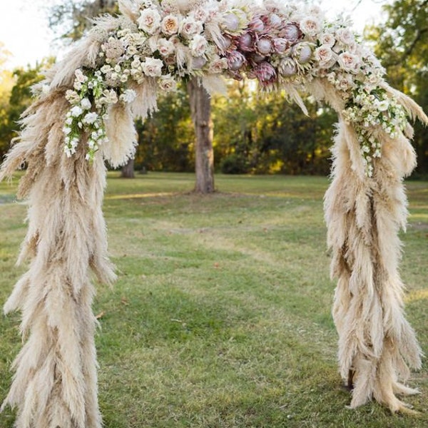 Pampas grass Arch Decor | Wholesale | Wedding Decoration | Dried Flower | Bohemian Decor | Wedding Backdrop