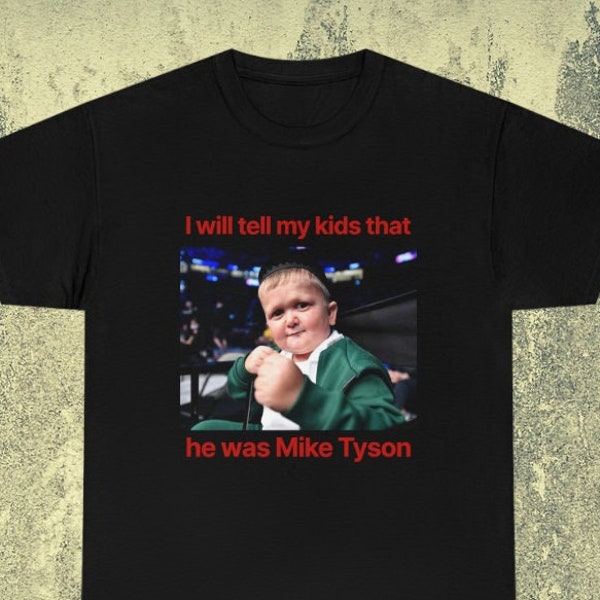 Hasbulla is Mike Tyson, Hasbulla Meme Shirt, Mike Tyson and Hasbulla Funny Shirt, Ironic Shirt, Cursed Shirt, Dank Meme, Oddly Specific