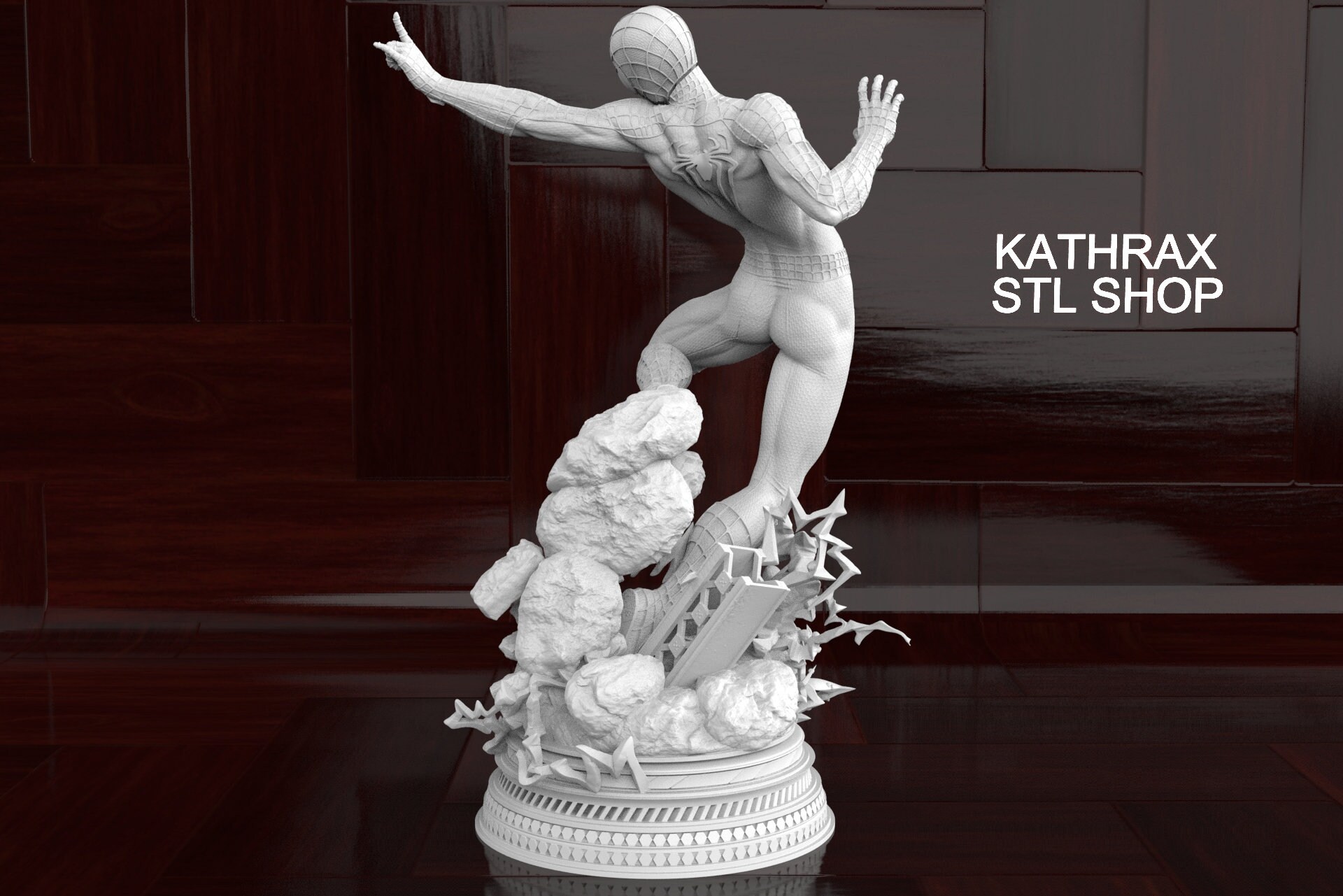 Spiderman 3D Print STL File - Etsy Australia