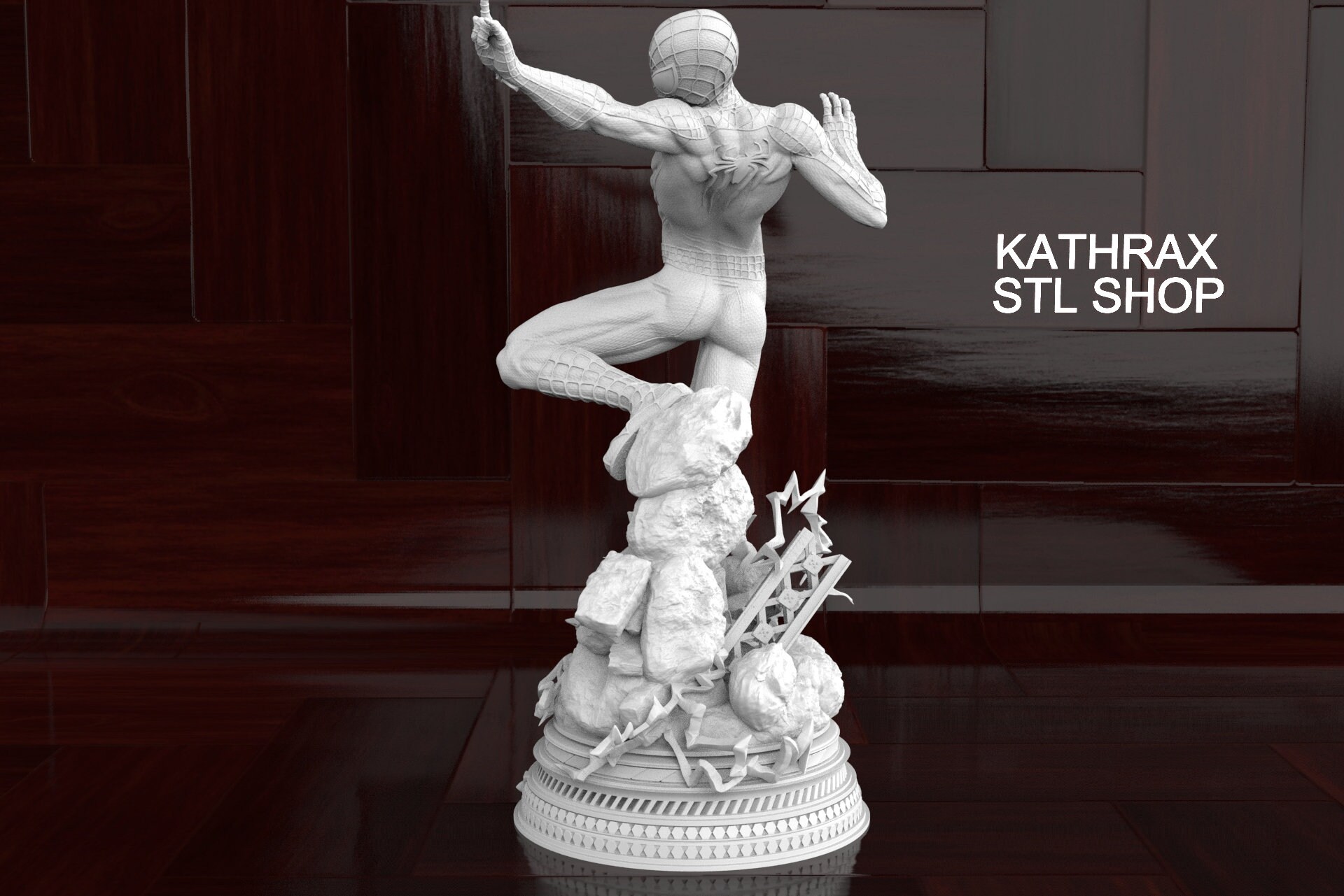 Spiderman 3D Print STL File - Etsy Australia