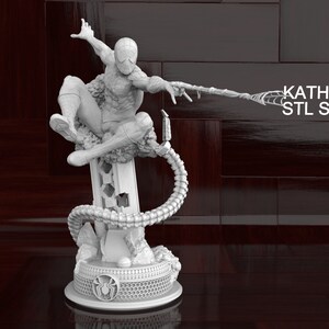 Spiderman Statue 3D Print STL File - Etsy Canada