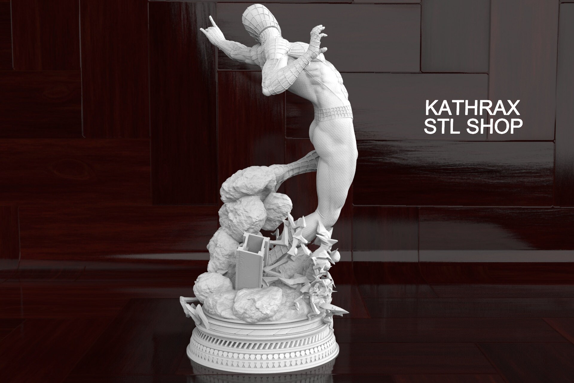Spiderman 3D Print STL File - Etsy Australia