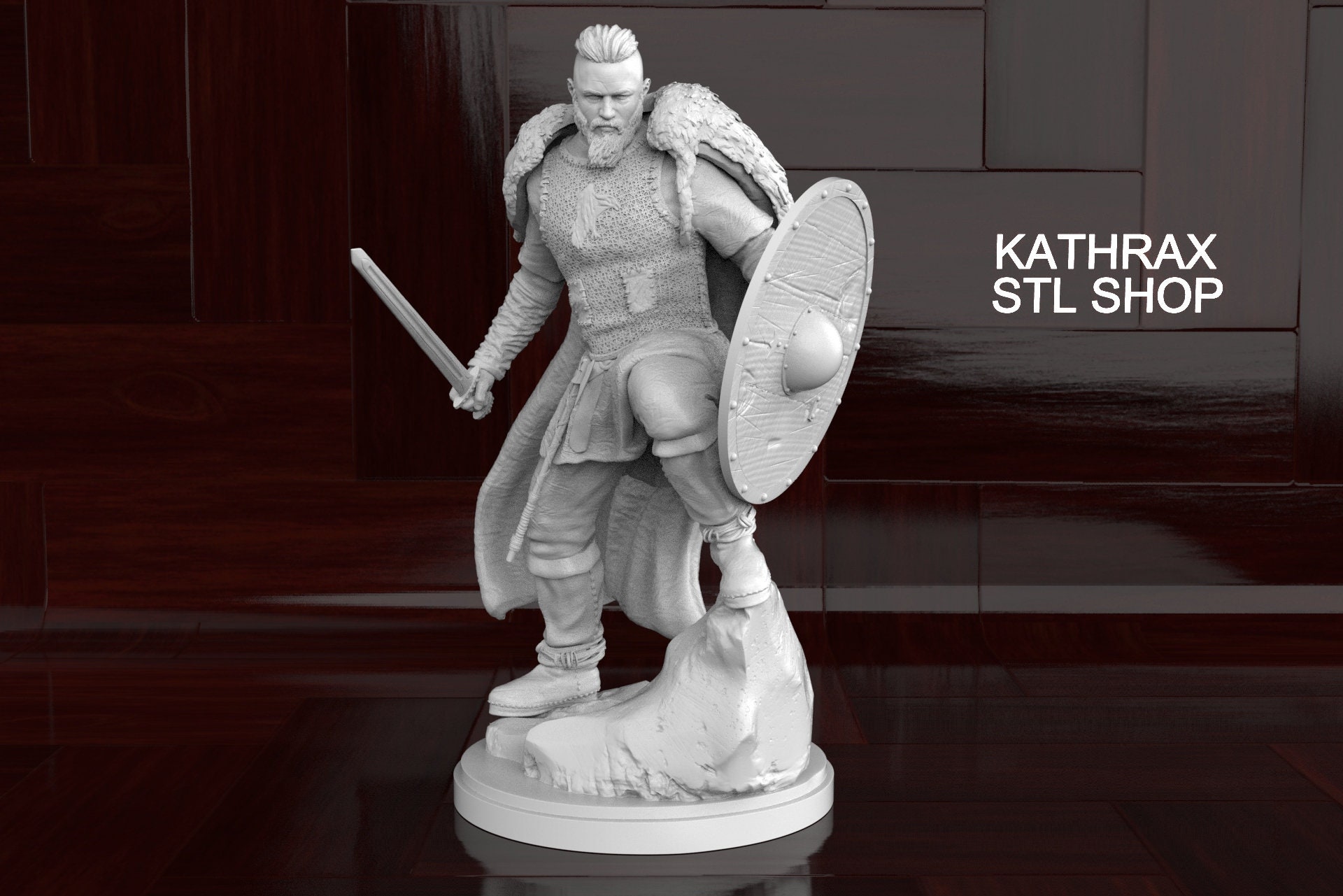 God Of Wars Thor 3D Printing Unpainted Figure Model GK Blank Kit