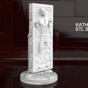 Han Solo in Carbonite Star Wars 3D Print OBJ File - Etsy