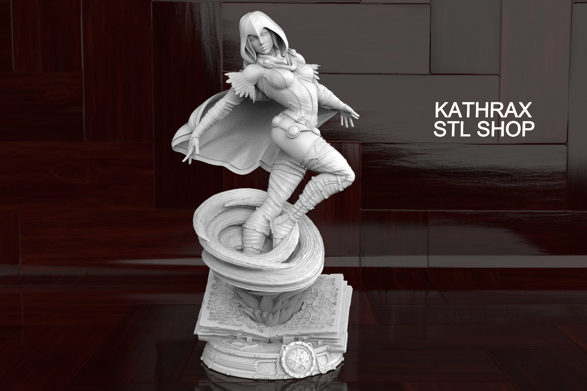 Free STL file Rowena Ravenclaw statue 👾・3D printer design to download・Cults