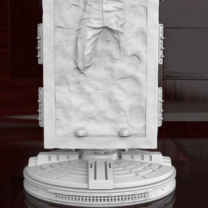 Han Solo in Carbonite Star Wars 3D Print OBJ File - Etsy