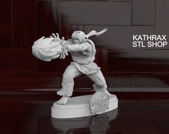 Ken and Ryu Street Fighter - STL 3D print files