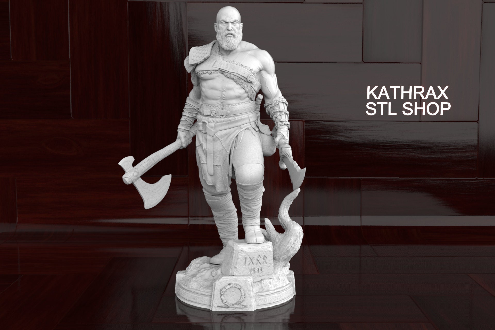 Kratos God of War - STL File for 3D Print