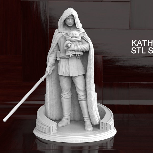 Luke Skywalker Star Wars 3D Print STL File