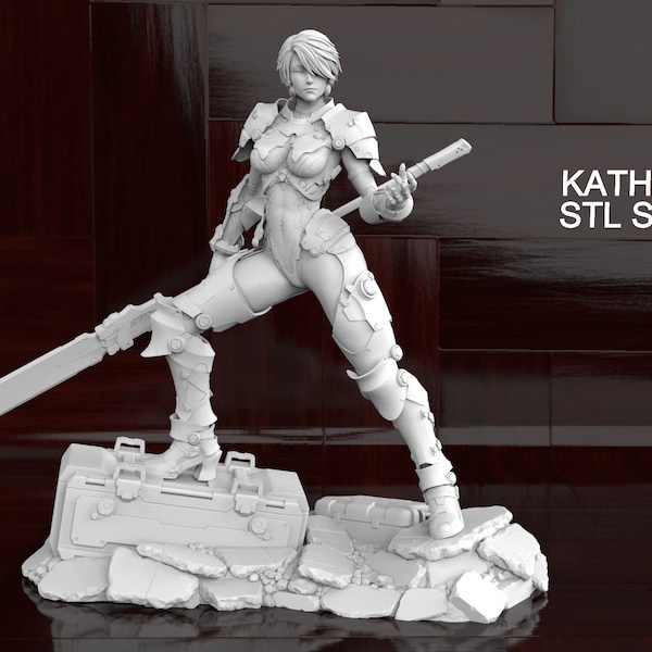 Echoes Cyborg Girl 3D Print STL File