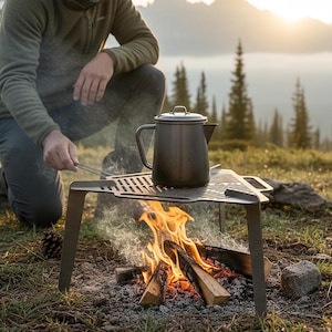 Parrilla desmontable BBQ_05_D!Maker. Archivo para corte láser, plasma, agua. Grill, CNC. Artículo digital, no físico.