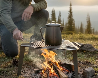 Detachable BBQ_05_D!Maker grill. File for laser, plasma, and waterjet cutting. Grill, CNC. Digital item, not physical.