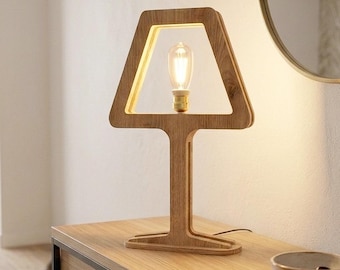 Dekorative Lampe, Sperrholz, CNC-gefräst, DXF-Datei, digitale Datei, kein physisches Objekt. DIY.