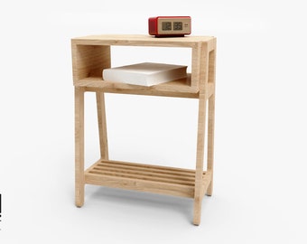 Nightstand 01, DXF, CNC, Router, Plywood.