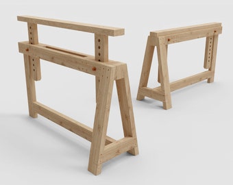 Caballete 02. DIY, sawhorse, DXF, Bricolaje. Planos. Blueprints.