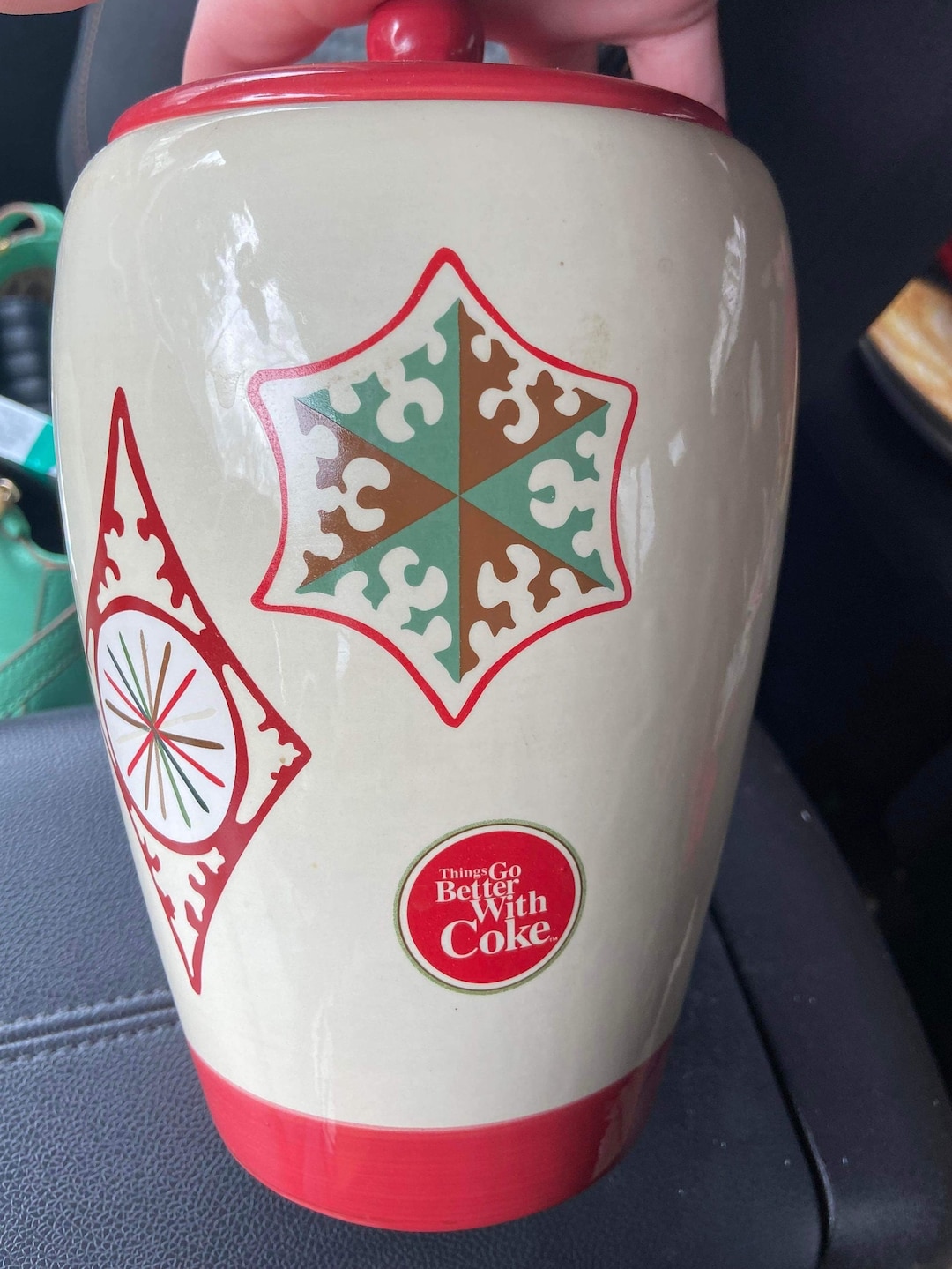 Vintage Coca Cola Cookie Jar Etsy