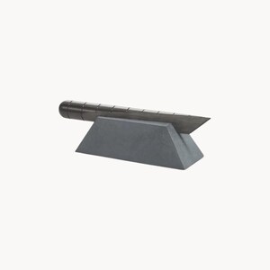 Émer Desk Knife Stand • Minimalist Cement Holder • Modern Sculptural Base for Craighill Émer Letter Opener • Handmade Concrete Stand