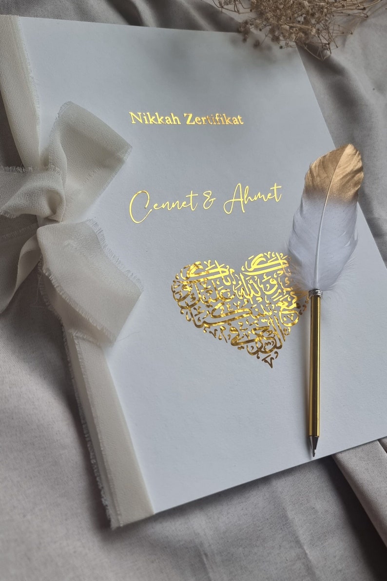 Nikah Zertifikat | Islamische Eheurkunde