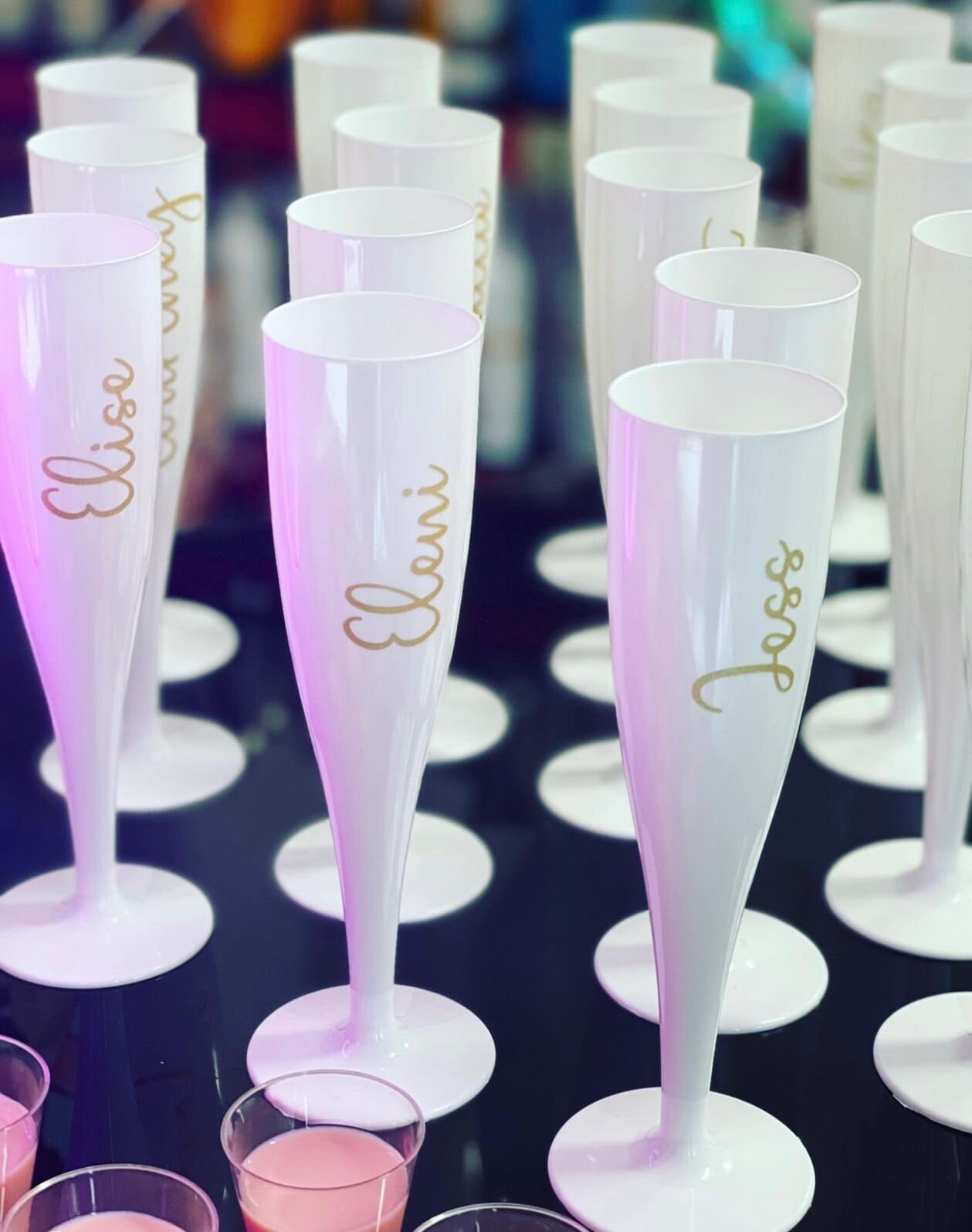 Personalised sale plastic flutes