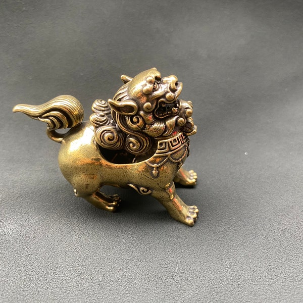 Antique Brass Incense Holder Mini Incens Burner, Brass Animal  Statue Home Decor Brass Incense Holder Antique Decoration Incense Burner