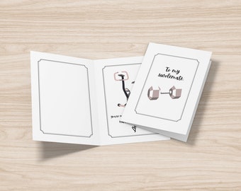 Swolemate Fitness Valentine's Day Card Funny Romantic