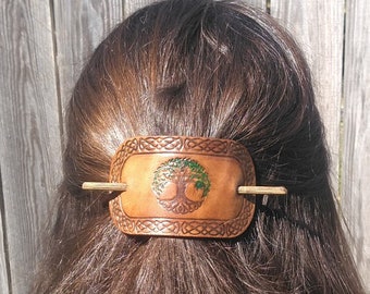 Celtic Tree of Life Hair barrette