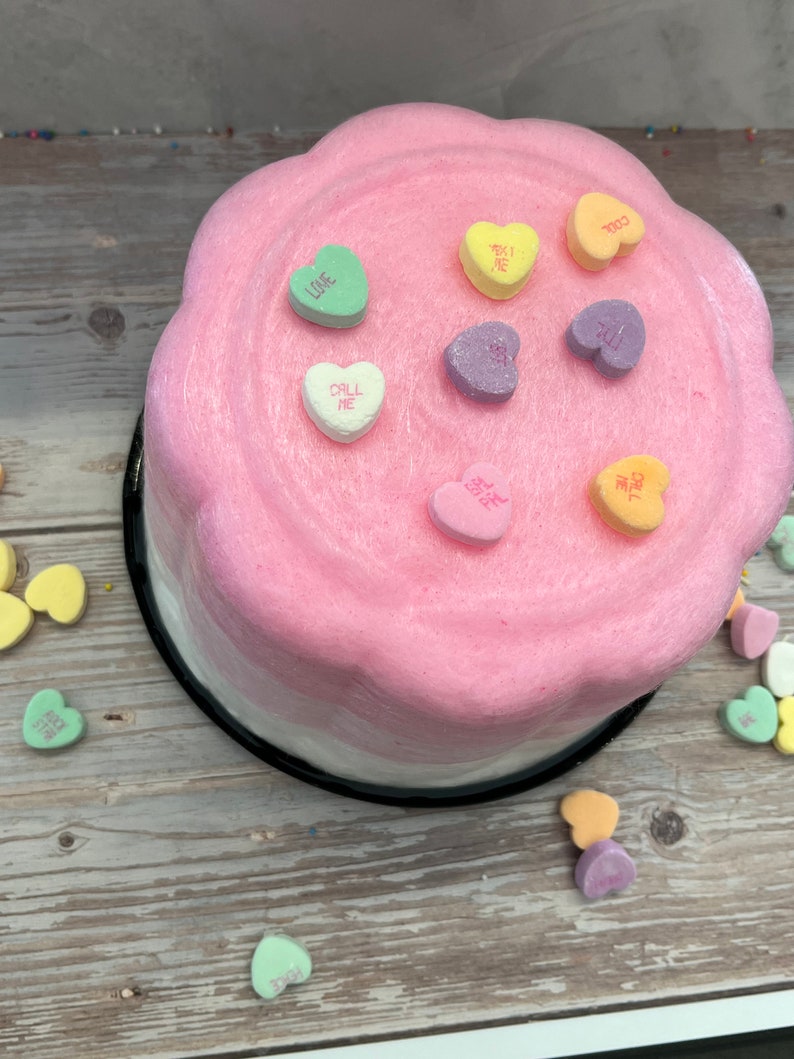 Pink Ombré Cotton Candy Cake Etsy