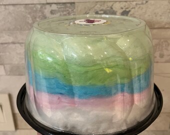 Watermelon Cotton Candy Cake