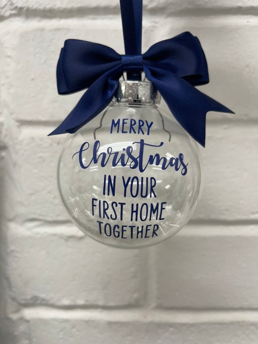 Personalised Christmas Bauble - Etsy UK