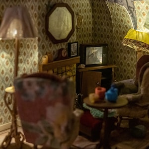 1:12 Scale Original Irish Wallpaper for miniature or doll&#39;s house immediate download