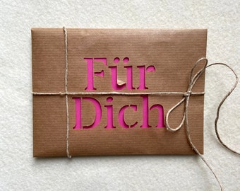 Gutscheinverpackung, Theater- Konzertkarten verschenken | Geschenkidee für Minimalisten | stilvoll verpacken | Wunscherfüller | Geburtstag