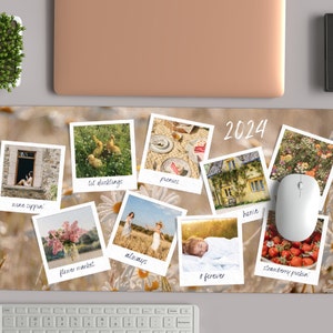 Custom Desk Mat Vision Board | Cubicle Decor Mouse Pad | Mousepads ...